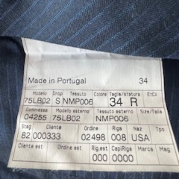 Ermenegildo Zegna - 100% Wool Dress Slacks - Dark Grey - Size 32 / 34 - Perfect - Picture 3 of 8